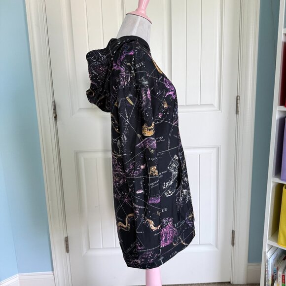 Blackmilk Planisphere Black Slouchy Hoodie - Picture 4 of 8